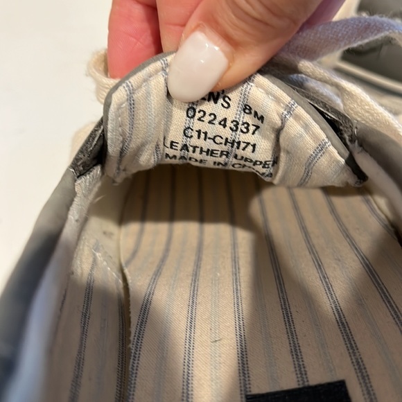 Men’s gray leather Sperry Top Sider boat shoes - Picture 5 of 6